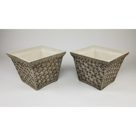 RED STAR Square Planter, PK2 FM-SBWP
